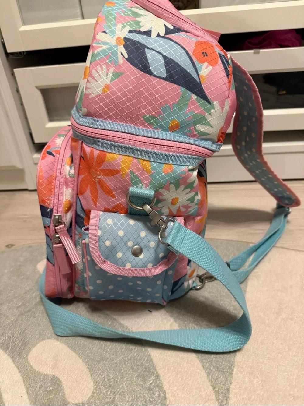 Matilda Jane Pink Floral Backpack/Cooler